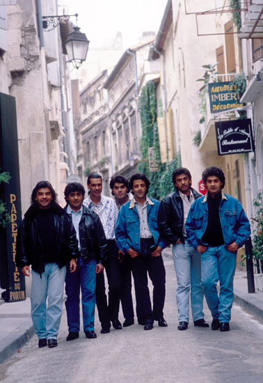 <h2>Gipsy Kings, Musik</h2><div id='trenner'></div>Musikgruppe, Arles, Frankreich
<div id='trenner'></div> <div id='tags'>Schlagworte: <a href='/gipsy_kings' rel='tag' title='' class='active'>Gipsy Kings</a></div>